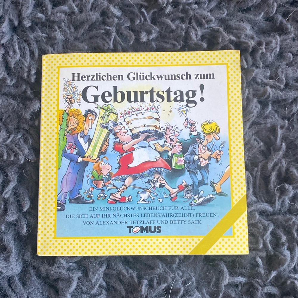 Herzlichen Glückwunsch zum Geburtstag! Tomus mini Glückwunschbücher book